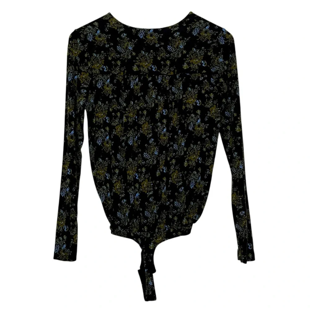 Intimately Free People Turnt Bodysuit Wrap Floral Night Combo Size Small - Picture 2 of 4